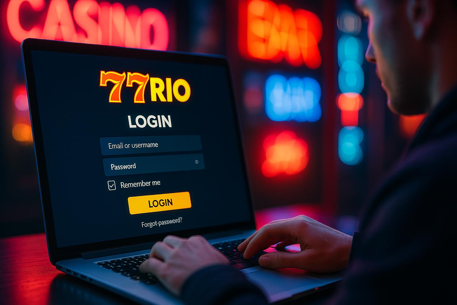 Criar uma nova Conta no plataforma 777RIO